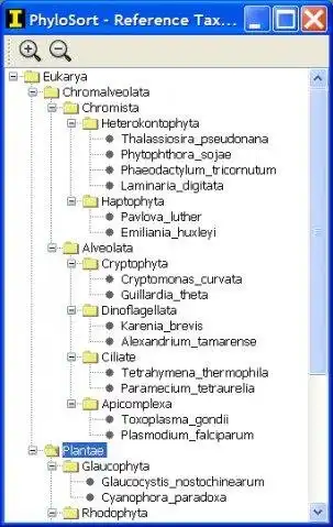 قم بتنزيل أداة الويب أو تطبيق الويب PhyloSort