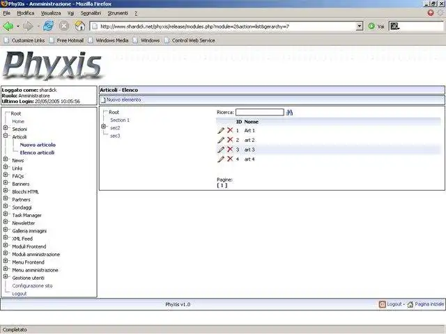 Download web tool or web app PhyXis CMS