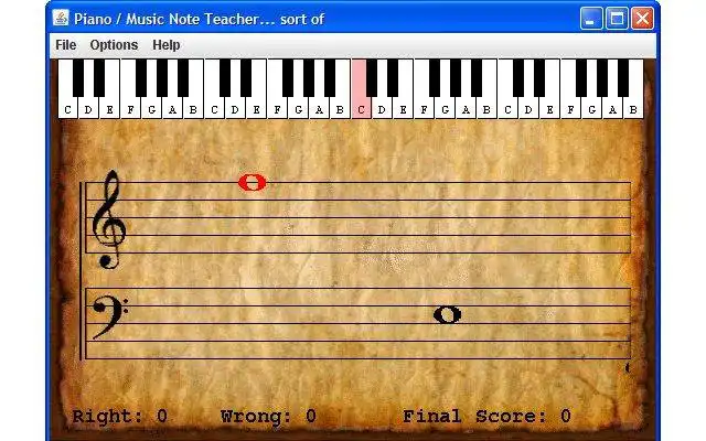 Download web tool or web app Piano Sheet Music Teacher to run in Linux online