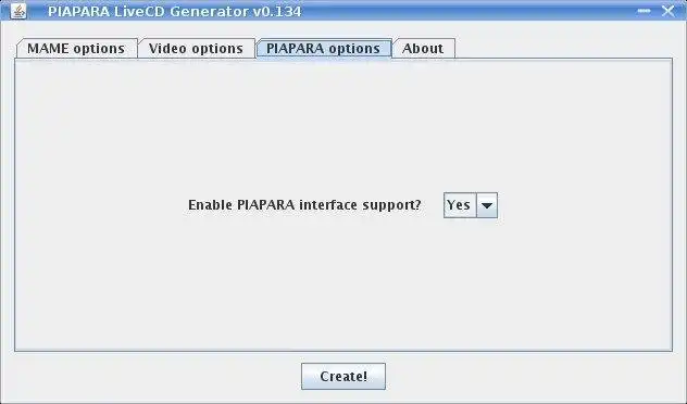 Download web tool or web app PIAPARA LiveCD