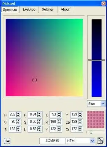 Download web tool or web app Pickard - color selector