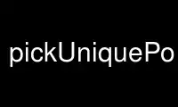 Run pickUniquePolish in OnWorks free hosting provider over Ubuntu Online, Fedora Online, Windows online emulator or MAC OS online emulator
