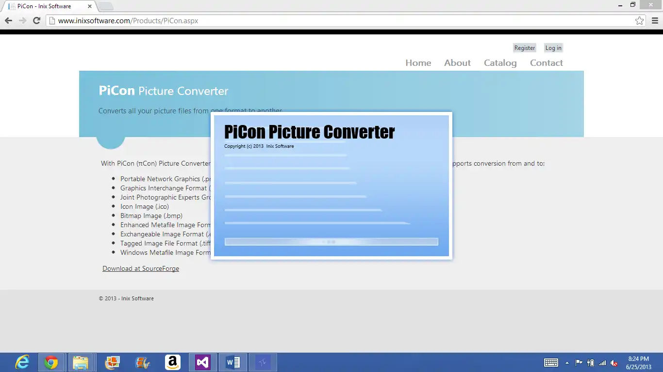 Загрузите веб-инструмент или веб-приложение PiCon Picture Converter