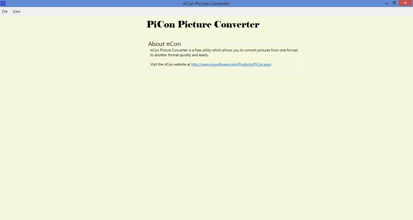 ດາວໂຫຼດເຄື່ອງມືເວັບ ຫຼືແອັບເວັບ PiCon Picture Converter