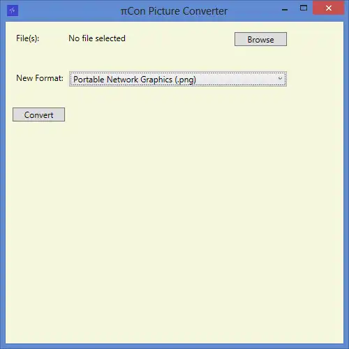 Завантажте веб-інструмент або веб-програму PiCon Picture Converter