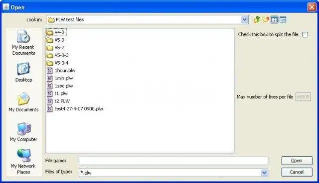 Download web tool or web app Pico PLW to CSV converter