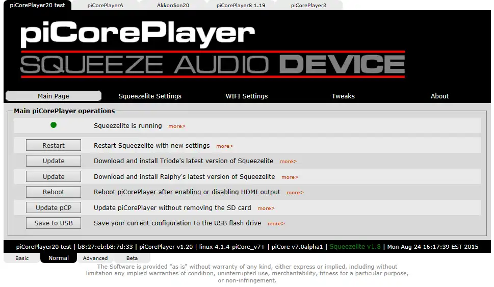 Download web tool or web app picoreplayer