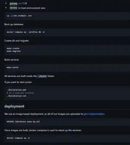 Download web tool or web app pico