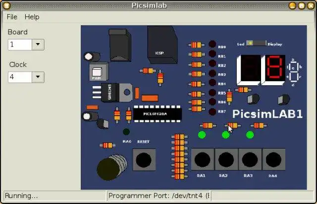 Download web tool or web app PICSimLab - PIC Simulator Laboratory to run in Linux online