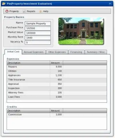 Download web tool or web app PIE - Property Investment Evaluation