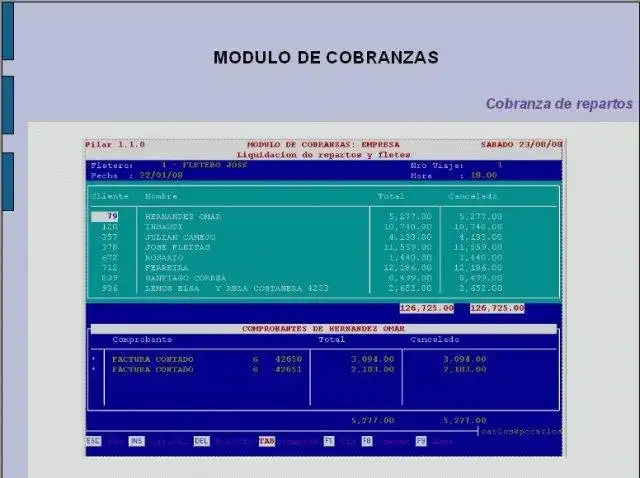Загрузите веб-инструмент или веб-приложение Pilar Linux: sistema de gestión