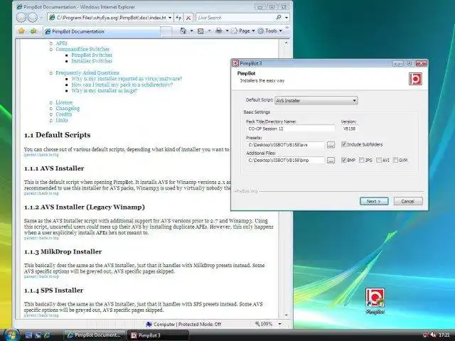 Download web tool or web app PimpBot Download web tool or web app PimpBot