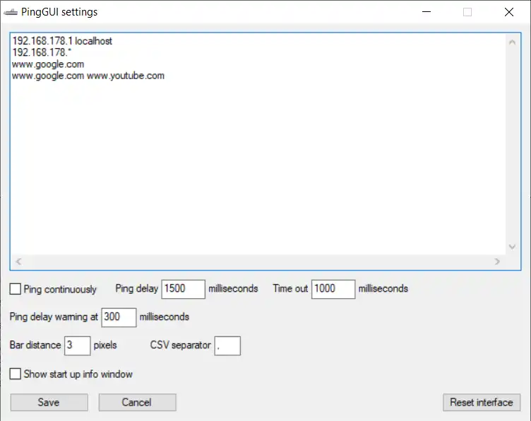 Download web tool or web app Ping GUI for Windows