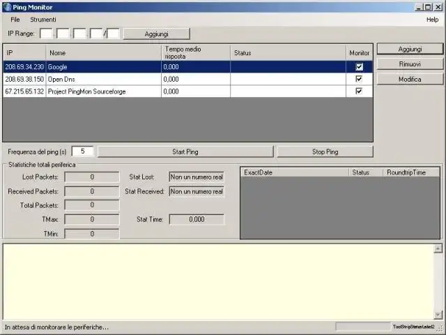 Download web tool or web app PingMon