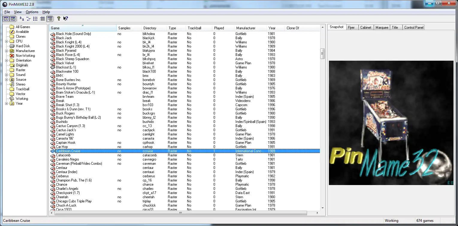 Download web tool or web app PinMAME