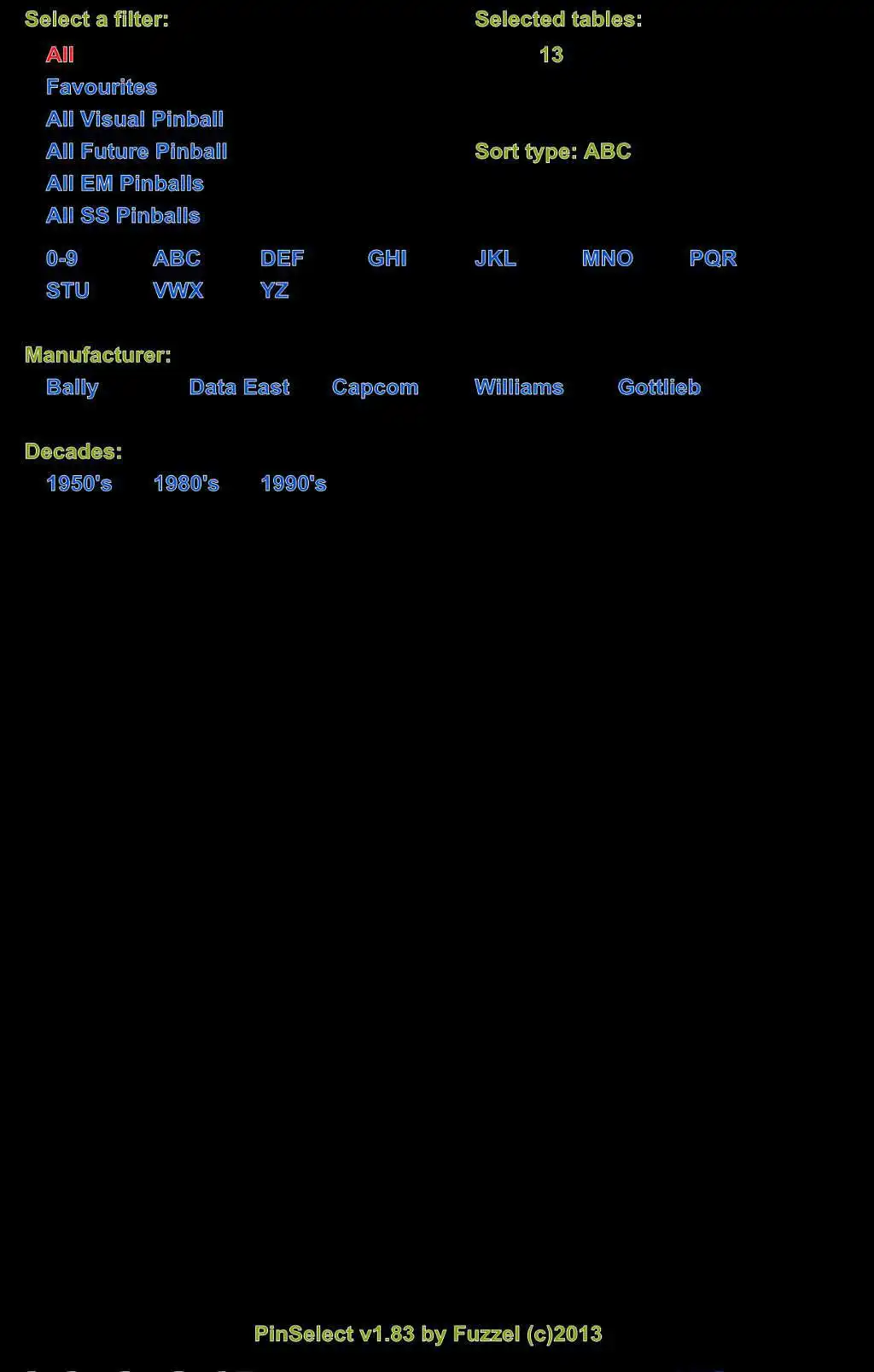 Download web tool or web app PinSelect to run in Windows online over Linux online
