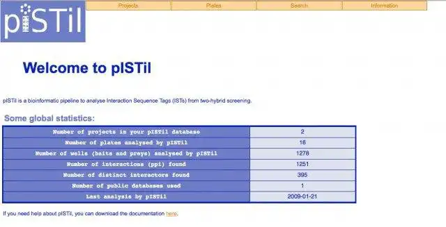 Download web tool or web app pISTil to run in Linux online