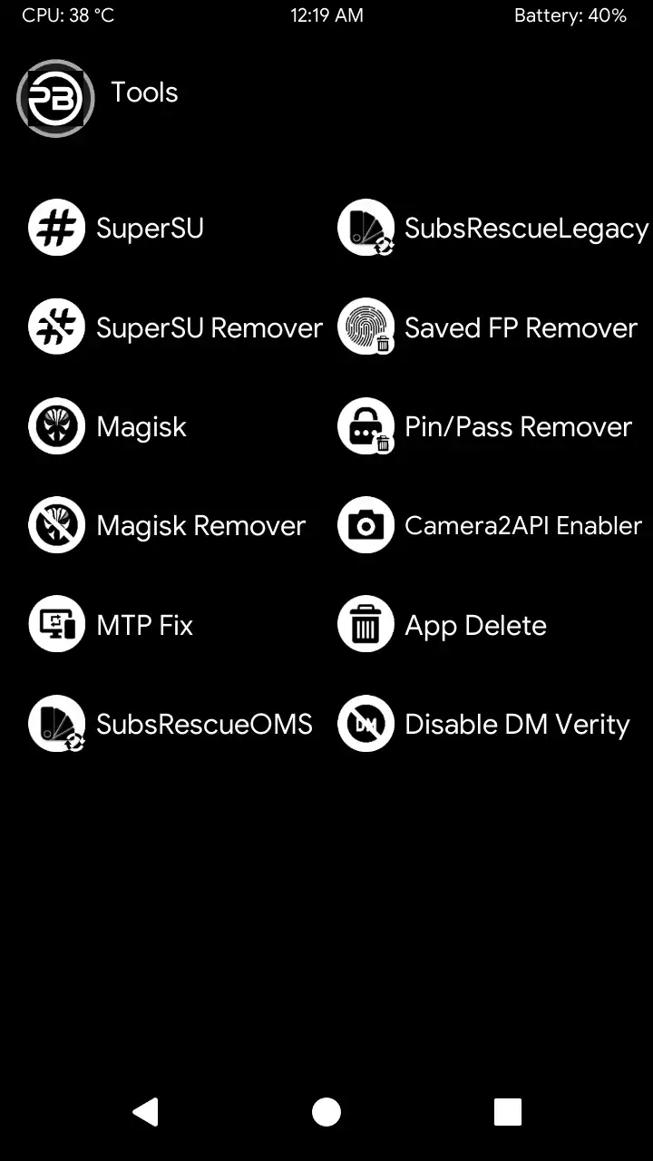 Download web tool or web app PitchBlack-Recovery