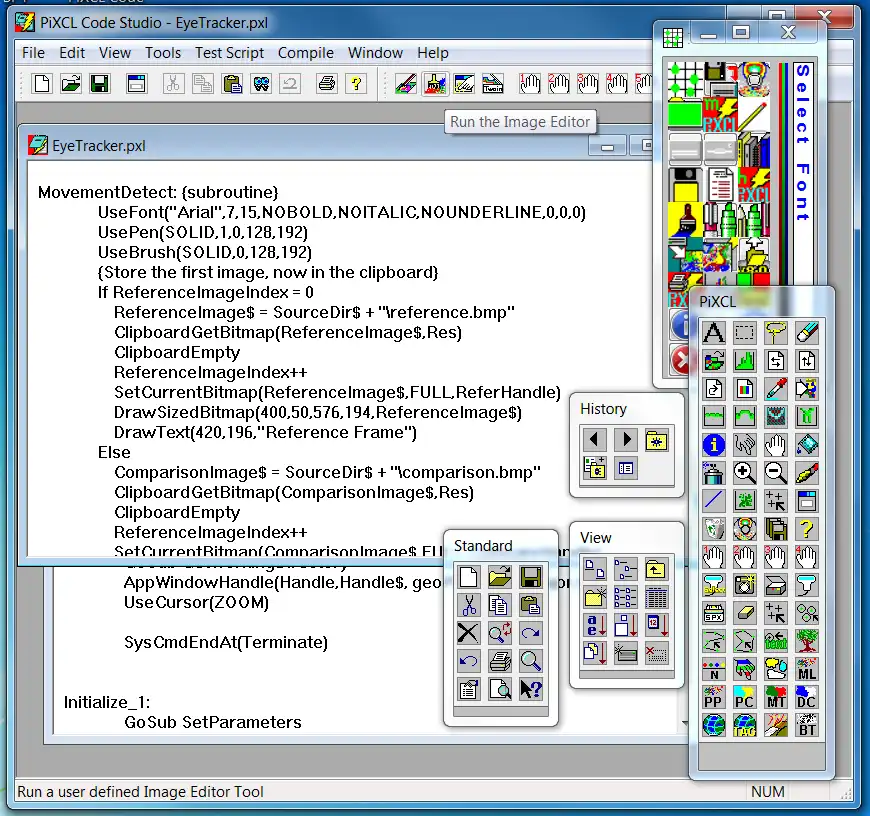 Télécharger l'outil Web ou l'application Web PiXCL Advanced Imaging