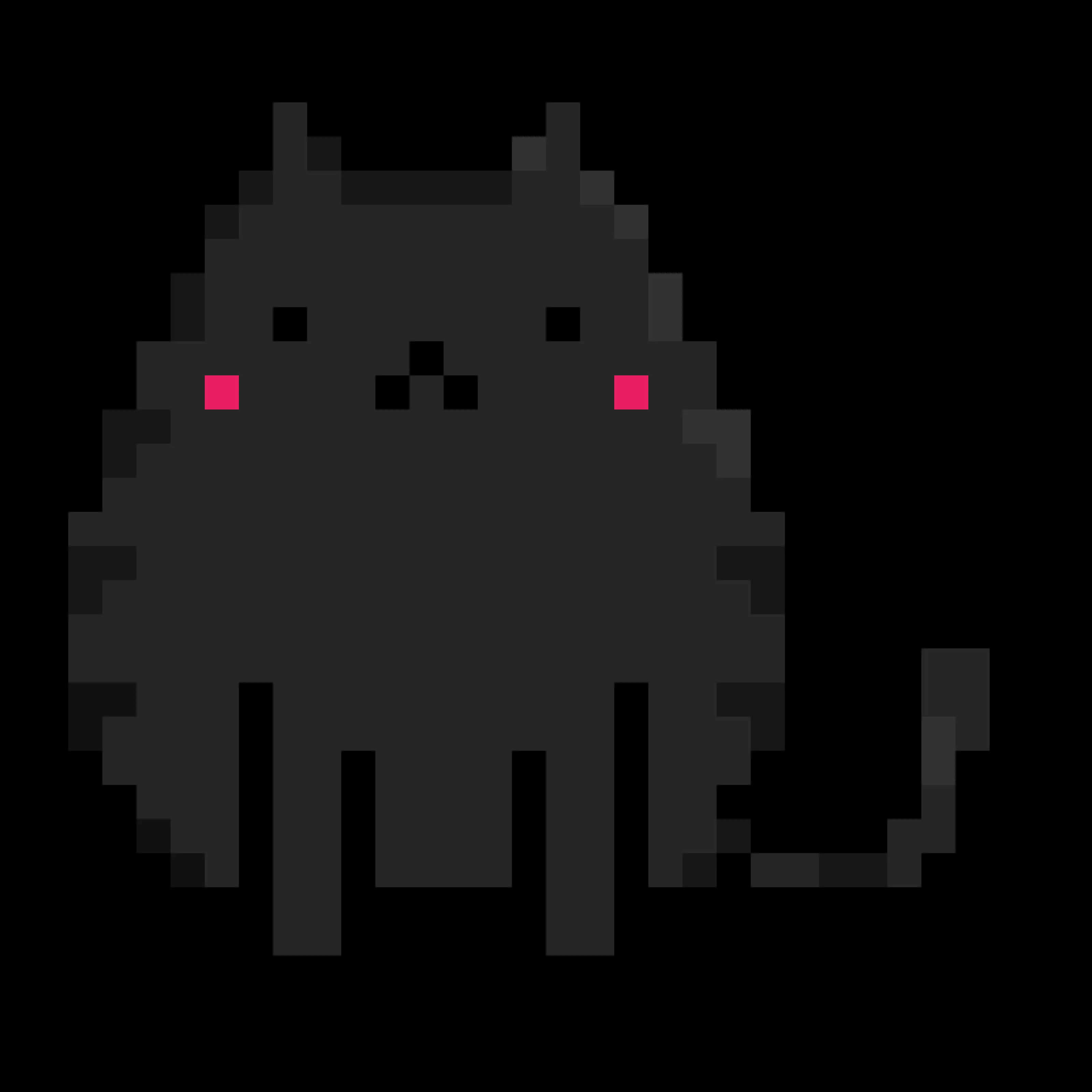 Unduh alat web atau aplikasi web Pixelated-Cats