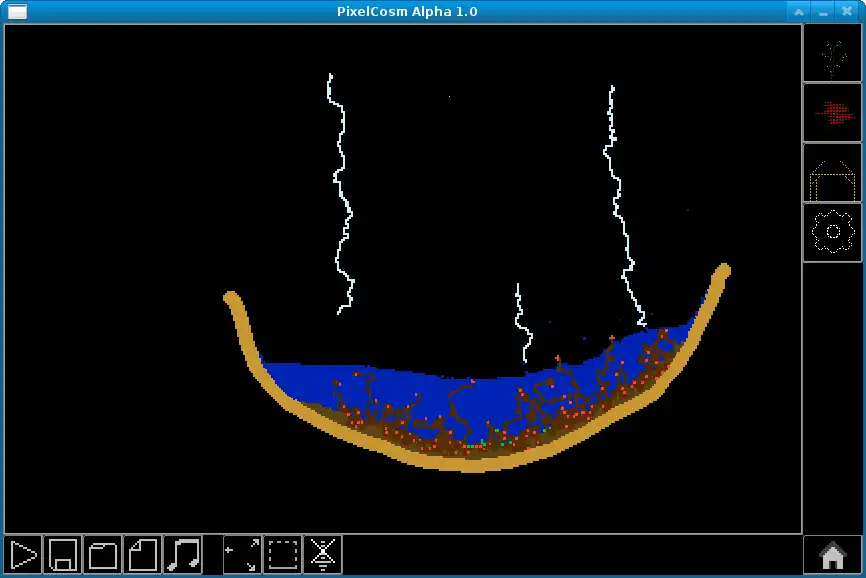 ดาวน์โหลดเครื่องมือเว็บหรือเว็บแอป PixelCosm เพื่อทำงานใน Linux ออนไลน์