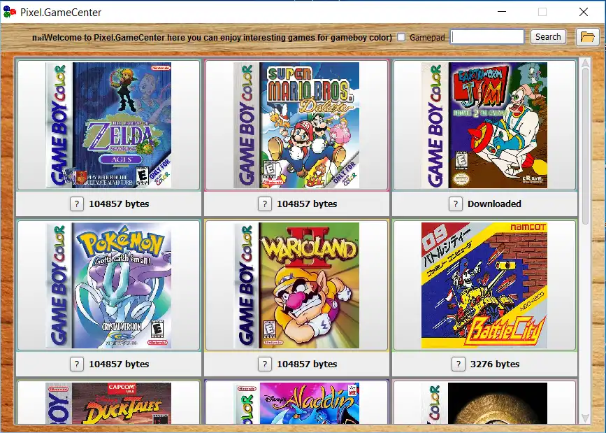 Download webtool of webapp Pixel.GameCenter