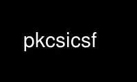 Run pkcsicsf in OnWorks free hosting provider over Ubuntu Online, Fedora Online, Windows online emulator or MAC OS online emulator