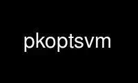 Run pkoptsvm in OnWorks free hosting provider over Ubuntu Online, Fedora Online, Windows online emulator or MAC OS online emulator
