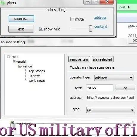 Download web tool or web app pkrss