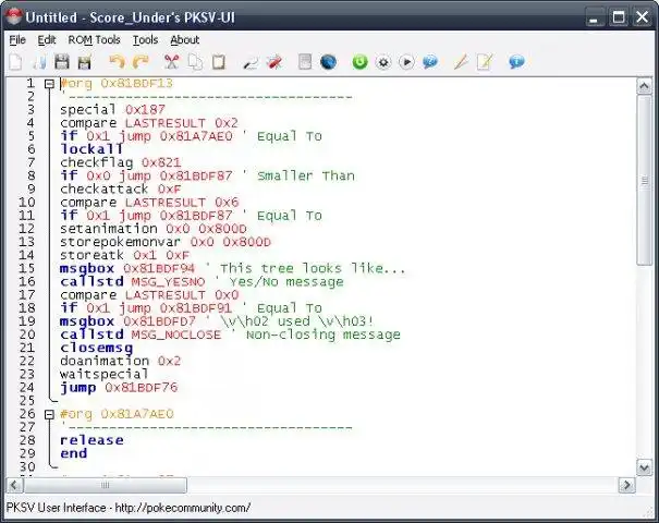 Download web tool or web app PKSV - Pokemon Script Viewer to run in Windows online over Linux online