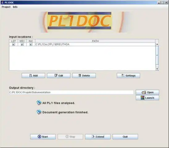 Download web tool or web app PL1DOC
