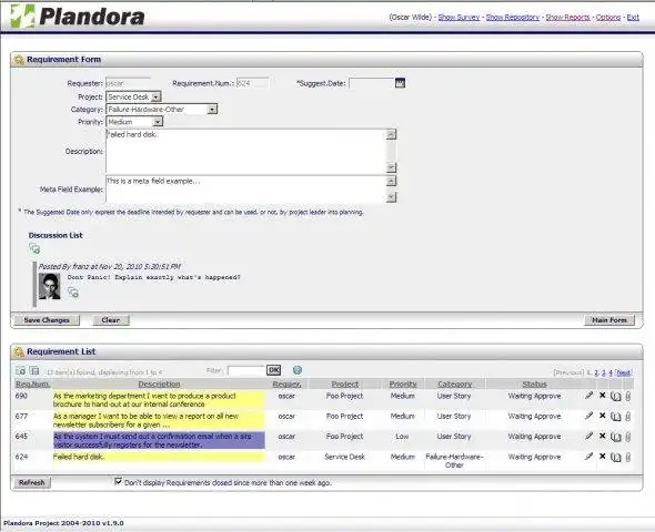 Download web tool or web app Plandora Project Management