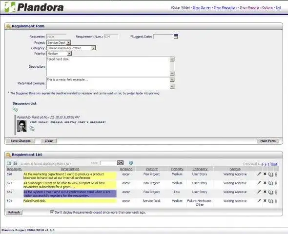 Mag-download ng web tool o web app na Plandora Project Management