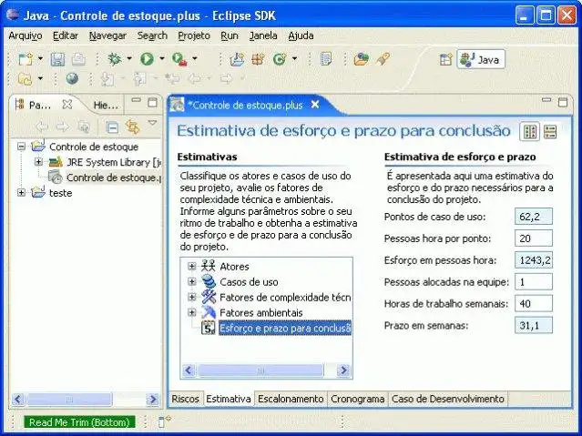 Download web tool or web app Planejamento Unificado de Software