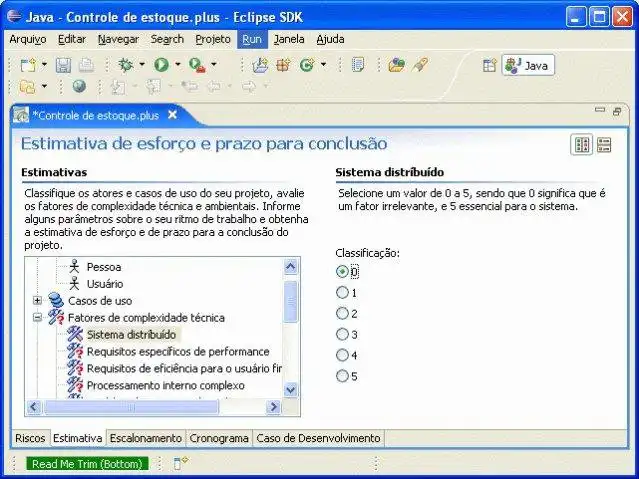 Download web tool or web app Planejamento Unificado de Software