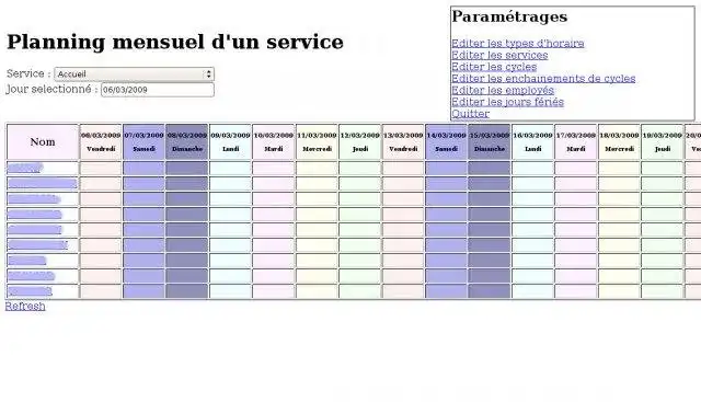 Download web tool or web app PlanningRH