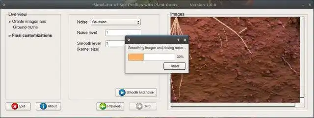 Linux'ta çevrimiçi çalıştırmak için web aracını veya web uygulamasını Plant Roots Simulator'ı indirin