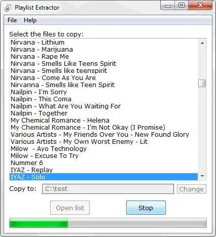 Download web tool or web app Playlist Extractor