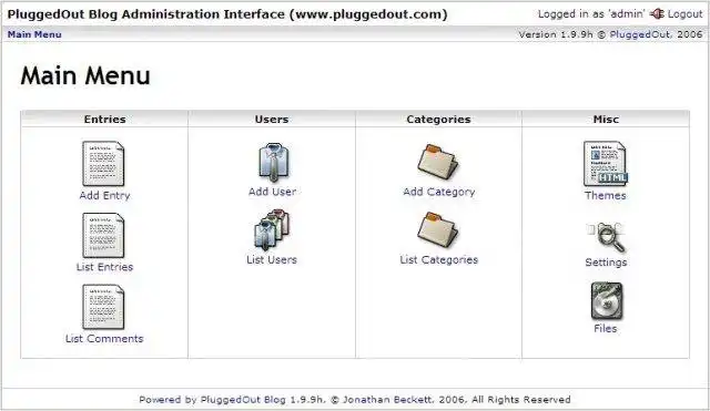 Download web tool or web app PluggedOut Projects