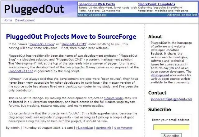 Mag-download ng web tool o web app na PluggedOut Projects