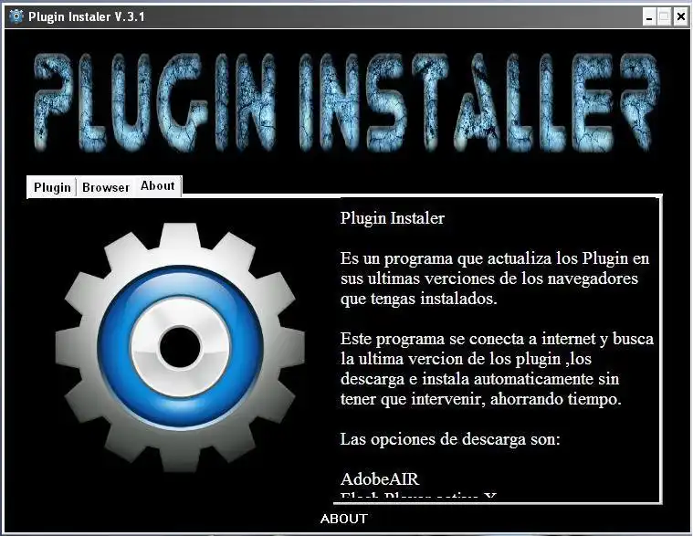 Download web tool or web app Plugin Installer V3
