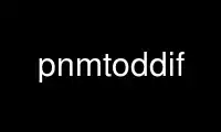 Run pnmtoddif in OnWorks free hosting provider over Ubuntu Online, Fedora Online, Windows online emulator or MAC OS online emulator