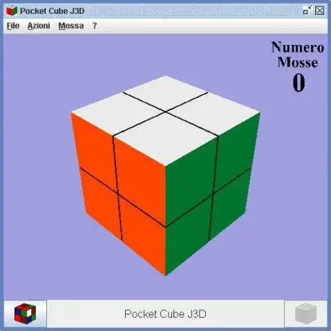 Linux'ta çevrimiçi çalıştırmak için web aracını veya web uygulamasını Pocket Cube J3D'yi indirin