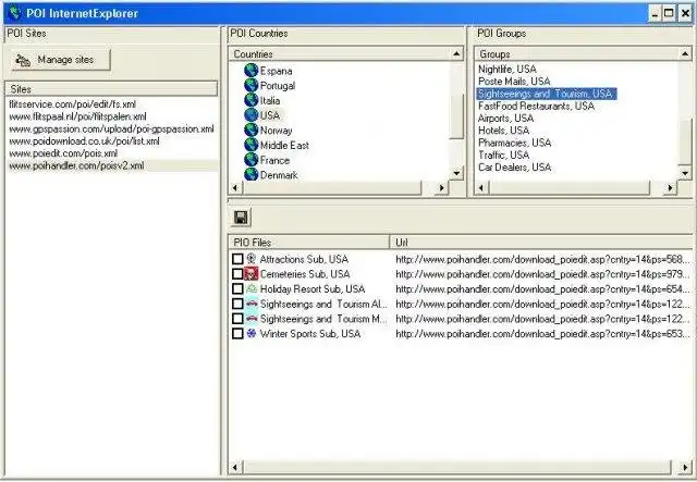 Download webtool of webapp POIExplorer