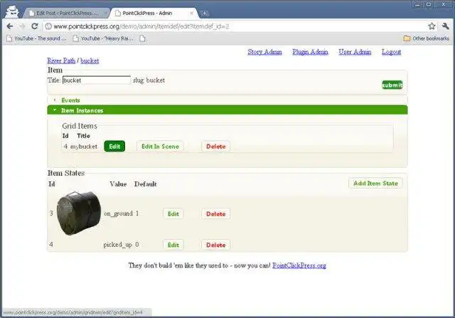 Mag-download ng web tool o web app PointClickPress para tumakbo sa Linux online