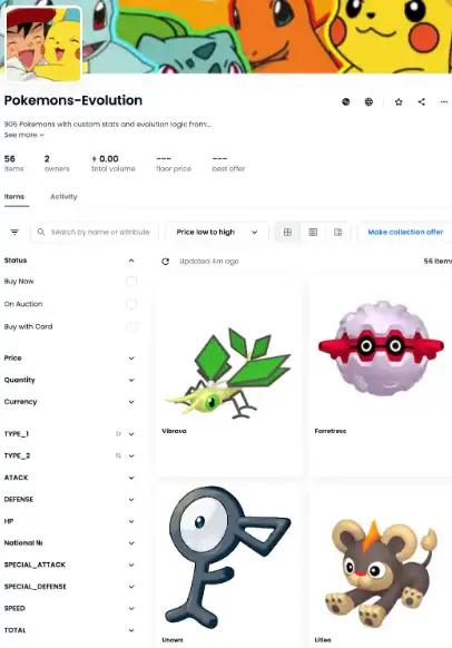 Download web tool or web app Pokemons-Evolution