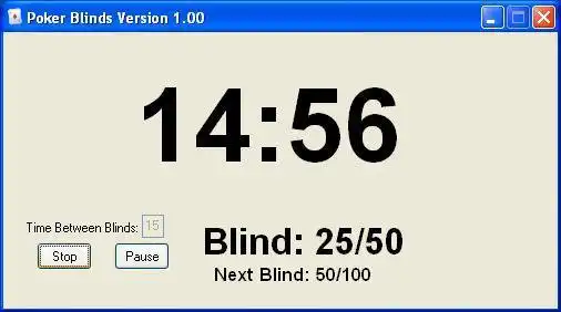 웹 도구 또는 웹 앱 Poker Blinds를 다운로드하여 Linux 온라인을 통해 Windows 온라인에서 실행