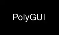 Run PolyGUI in OnWorks free hosting provider over Ubuntu Online, Fedora Online, Windows online emulator or MAC OS online emulator