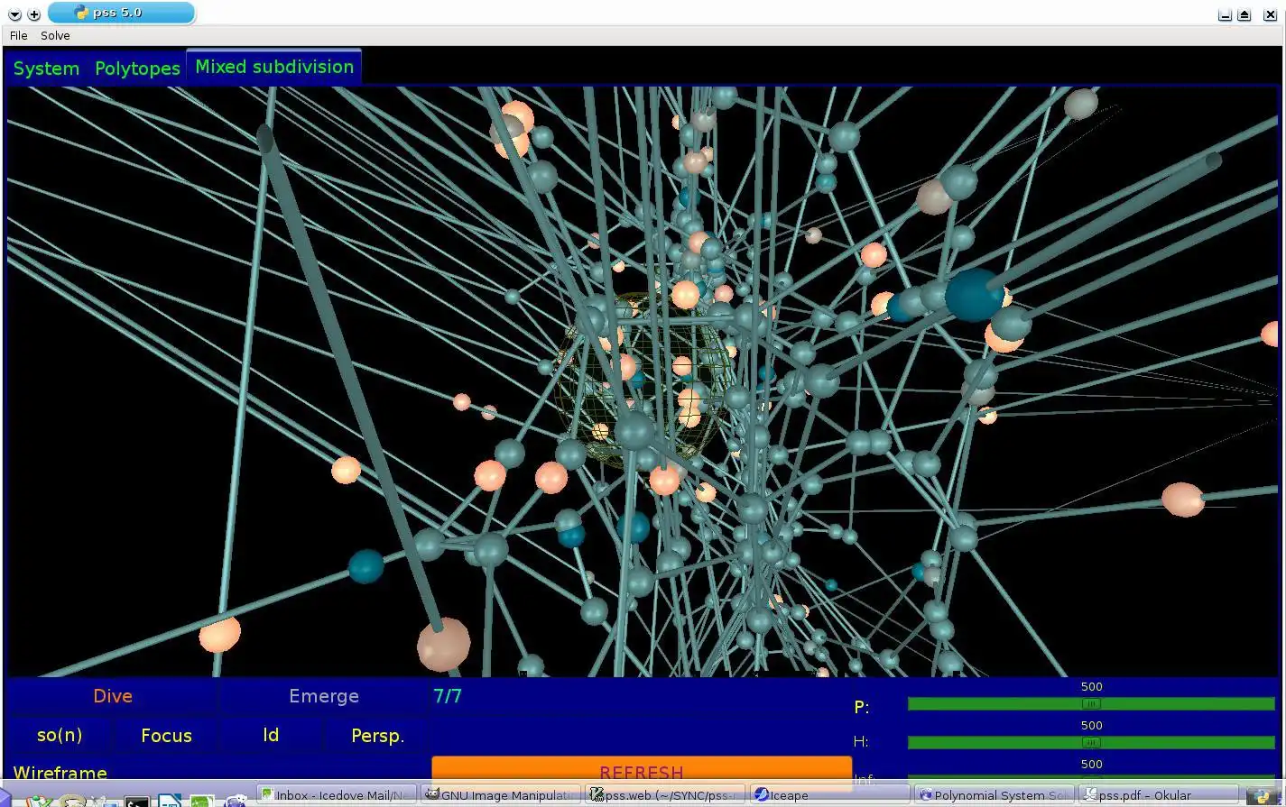 Laden Sie das Web-Tool oder die Web-App Polynomial System Solver herunter, um es online unter Linux auszuführen