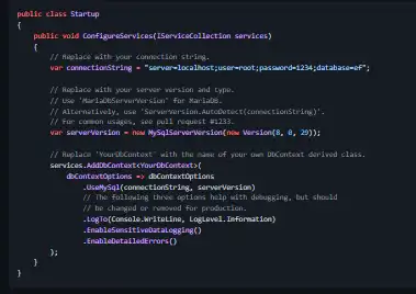 Descargue la herramienta web o la aplicación web Pomelo.EntityFrameworkCore.MySql